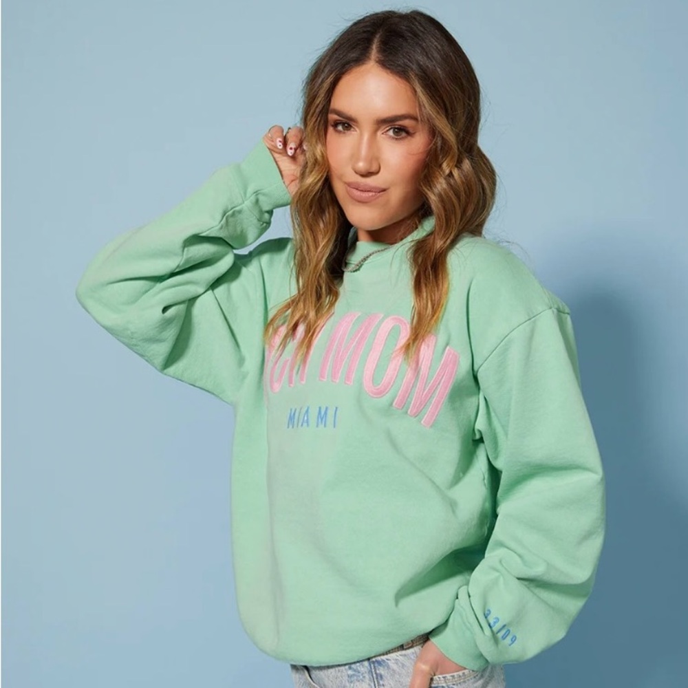 Tinx Rich Mom Miami Sweatshirt (new, never worn)